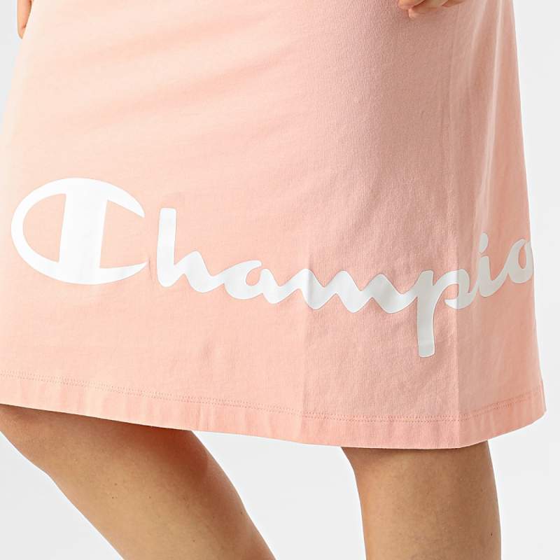 Vestido casual de algodón para mujer CHAMPION BIG SCRIPT LOGO COTTON DRESS C.PHP. 114889
