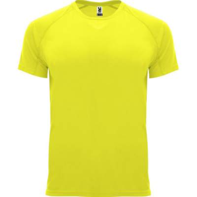 Camiseta para hombre Camiseta Técnica Hombre Roly Bahrain C.Amarillo Fluor | Dml Sport. CA040701221