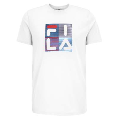 Camiseta casual de algodón para hombre Camiseta Hombre Fila Selenge Graphic Logo C.10001 | Dml Sport. FAM0714