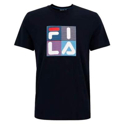 Camiseta casual de algodón para hombre Camiseta Hombre Fila Selenge Graphic Logo C.80010 | Dml Sport. FAM0714