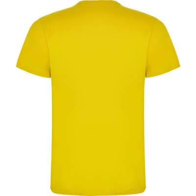 Camiseta casual de algodón para hombre Camiseta Hombre Green Circle Big Logo Amarillo | Dml Sport.