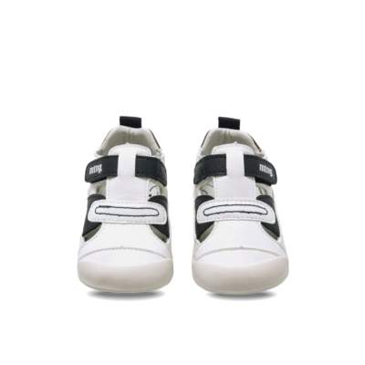 Calzado que respeta el desarrollo natural del pie del bebé. Zapatillas Bebé Mustang Free II Blanco Blanco Marino | Dml Sport