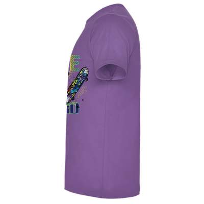 Camiseta Hombre Green Circle Skate Board Violeta | Dml Sport