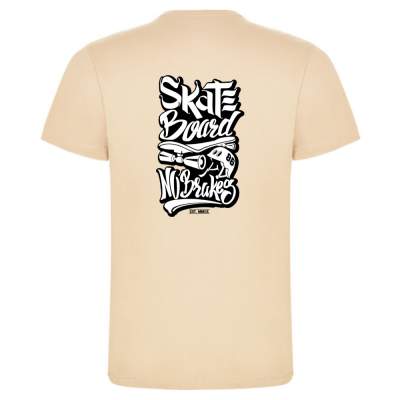 Camiseta Hombre Green Circle Urban Skate Camel | Dml Sport