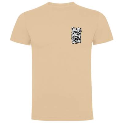 Camiseta Hombre Green Circle Urban Skate Camel | Dml Sport