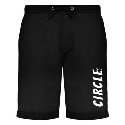 Pantalón Corto Hombre Green Circle Big Logo Negro | Dml Sport