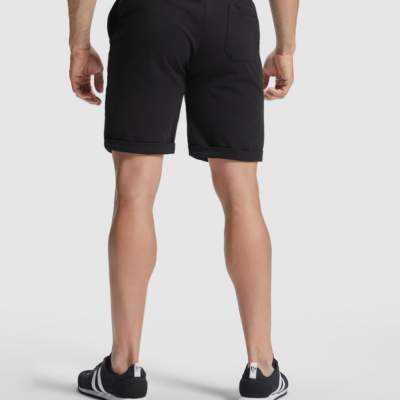 Pantalón Corto Hombre Green Circle Big Logo Negro | Dml Sport