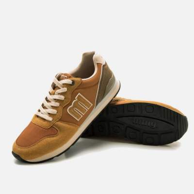 zapatillas casual para hombre Zapatillas Hombre Mustang Joggo Classic Caqui | Dml Sport. 84467