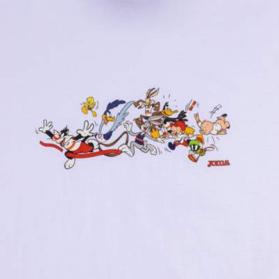 Camiseta casual de algodón Camiseta Unisex Joma COE y Looney Tunes Blanco | Dml Sport. 101739D0200A