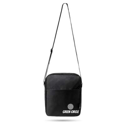 Bandolera unisex Bolso Green Circle Classic Negro |Dml Sport. GC803013