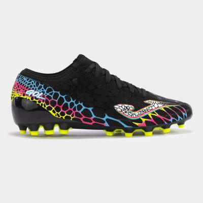 Botas de fútbol AG adulto Zapatillas Fútbol Cesped Artificial Hombre Joma Gol Negro | Dml Sport. GOLW2401AG