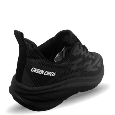 Zapatillas para correr de hombre Zapatillas Running Hombre Green Circle Mile Negro | Dml Sport