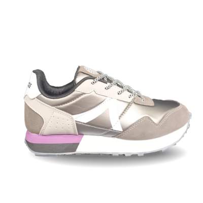 Zapatillas casual para mujer con plantilla doble de memory Zapatillas Mujer Green Circle Tauro Plata | Dml Sport