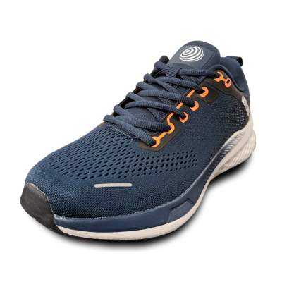 Zapatillas Running Hombre con Memory Foam Green Circle Leo Marino |Dml Sport