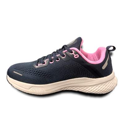 Zapatillas Running Mujer Green Circle Leo Marino con Memory Foam |Dml Sport