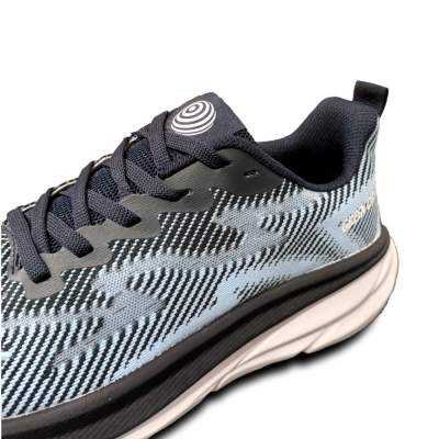 Zapatillas Running Hombre Green Circle Mile Celeste con plantilla de Memory Foam | Dml Sport