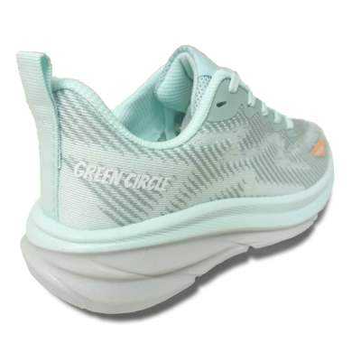 Zapatillas Running Mujer Green Circle Mile Verde con Memory Foam| Dml Sport