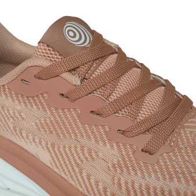 Zapatillas Running Mujer Green Circle Mile Rosa con plantilla Memory Foam | Dml Sport