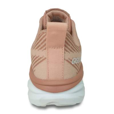 Zapatillas Running Mujer Green Circle Mile Rosa con plantilla Memory Foam | Dml Sport