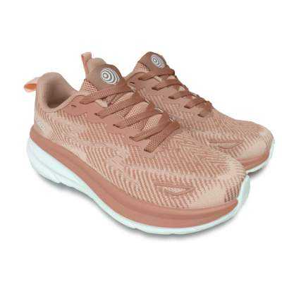 Zapatillas Running Mujer Green Circle Mile Rosa con plantilla Memory Foam | Dml Sport