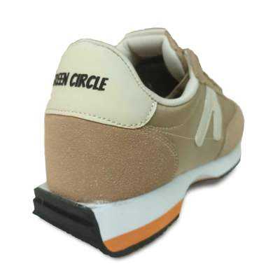 Zapatillas Mujer Green Circle Libra Camel con plantilla Memory Foam | Dml Sport