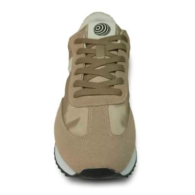 Zapatillas Mujer Green Circle Libra Camel con plantilla Memory Foam | Dml Sport