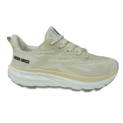 Zapatillas Running Mujer Green Circle Hera Beige| Dml Sport