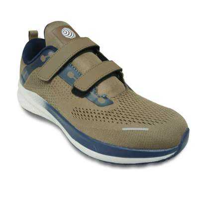 Zapatillas Running Hombre Green Circle Leo Velcro Verde con plantilla Memory Foam | Dml Sport