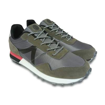 Zapatillas Hombre Green Circle Tauro Gris con plantilla Memory Foam| Dml Sport