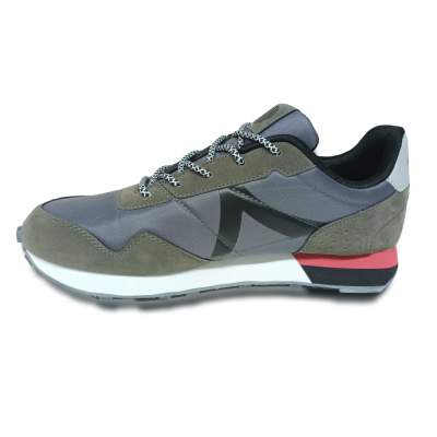 Zapatillas Hombre Green Circle Tauro Gris con plantilla Memory Foam| Dml Sport