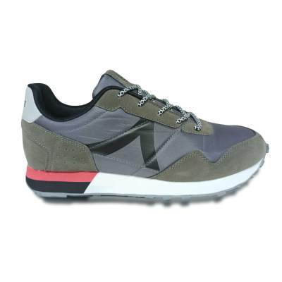 Zapatillas Hombre Green Circle Tauro Gris con plantilla Memory Foam| Dml Sport