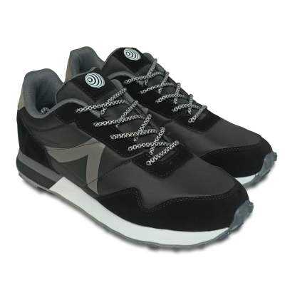 Zapatillas Hombre Green Circle Tauro Negro con plantilla Memory Foam | Dml Sport